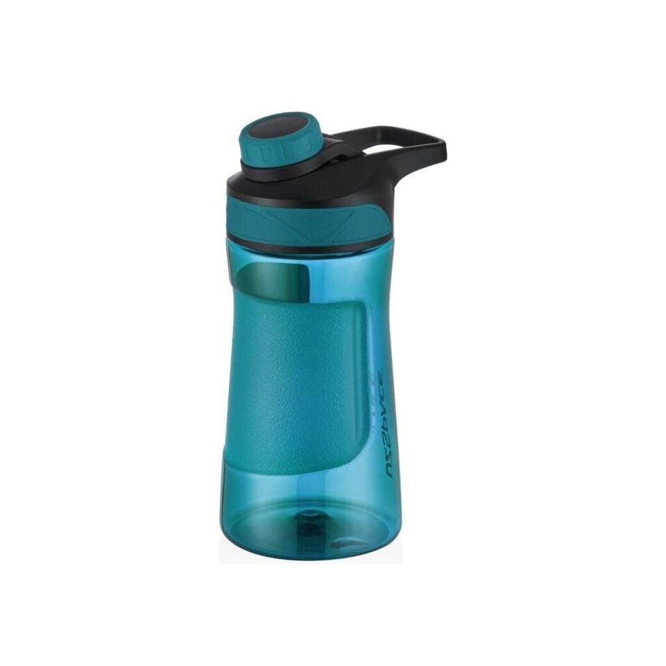 Uzspace 530ml Manyetik Kapaklı Silikon Gövde Trıtan Su Matarası Turkuaz