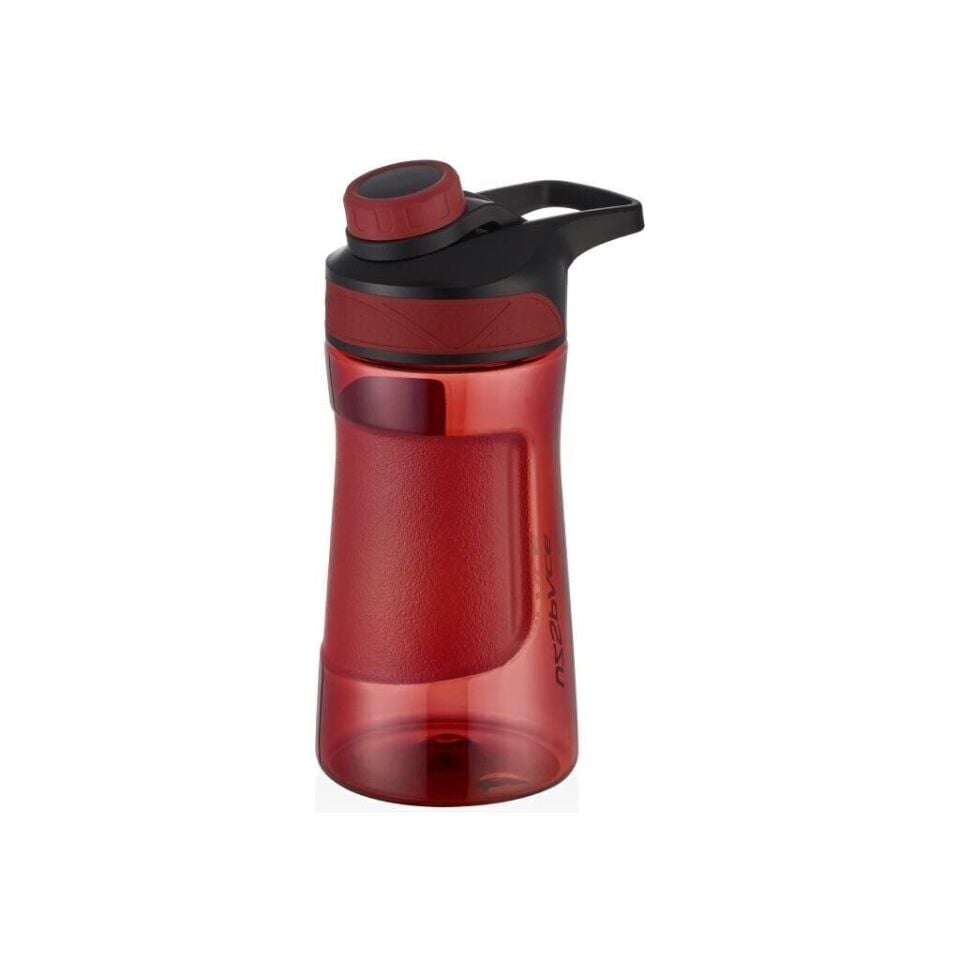 Uzspace 530ml Manyetik Kapaklı Silikon Gövde Trıtan Su Matarası Kırmızı