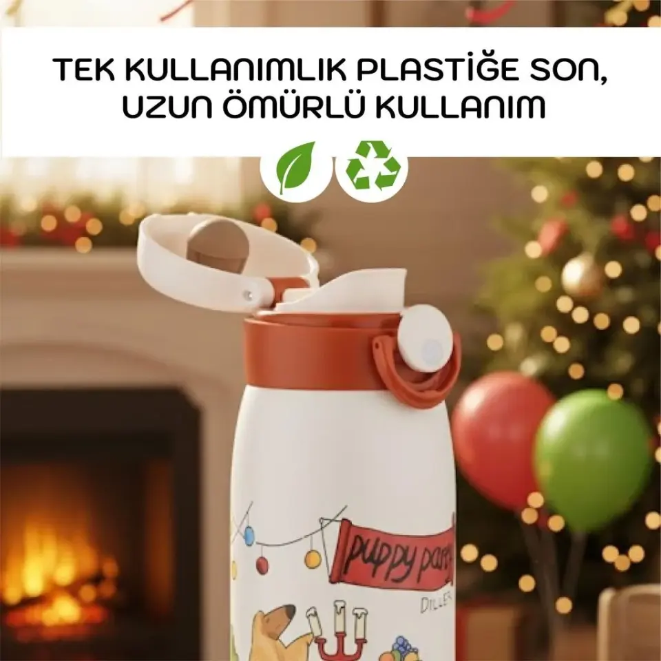Diller Pazlanmaz Çelik Matara 480 ml 9214