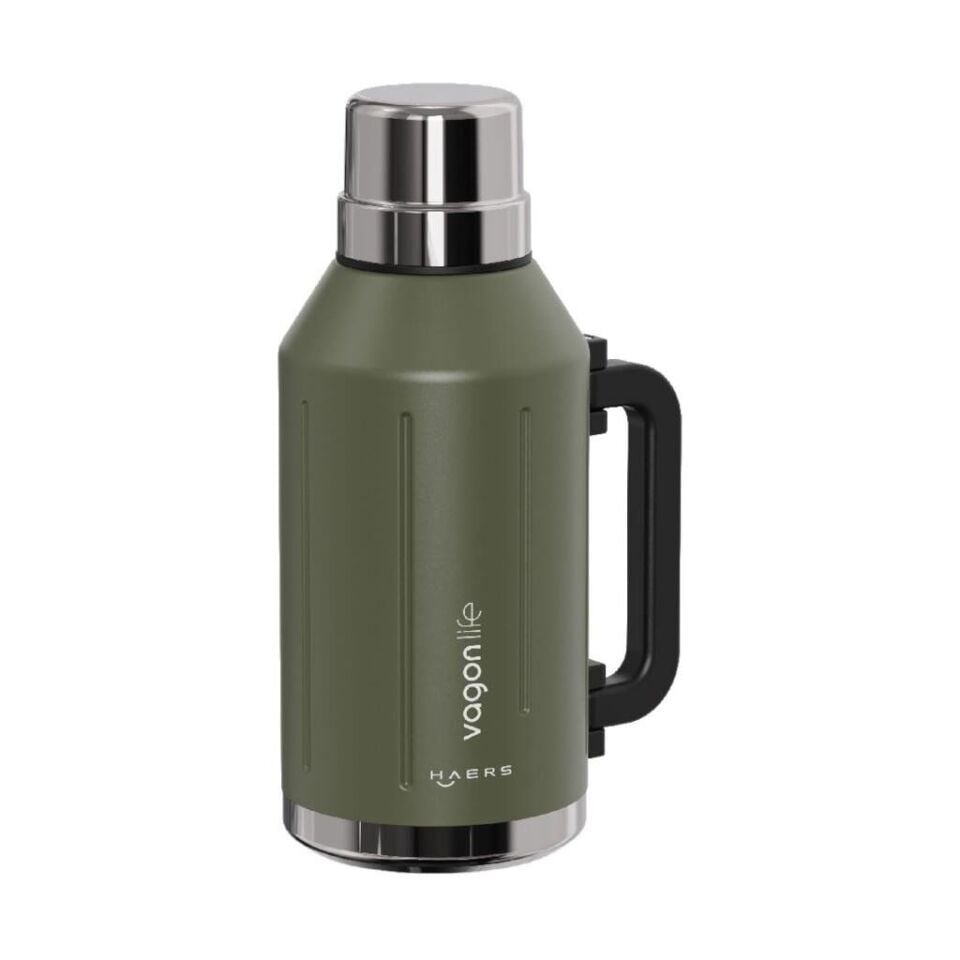 Vagonlife 1200ml Çelik Termos Yeşil