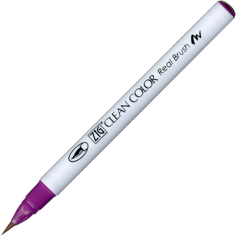 ZIG Clean Color Real Brush RB-6000AT 082 Purple Fırça Uçlu Kalem