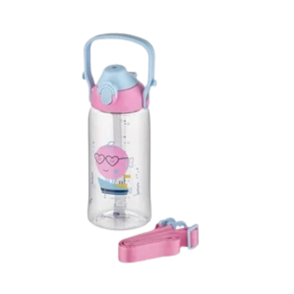 Uzspace 680ml Pipetli Tritan Matara Pembe