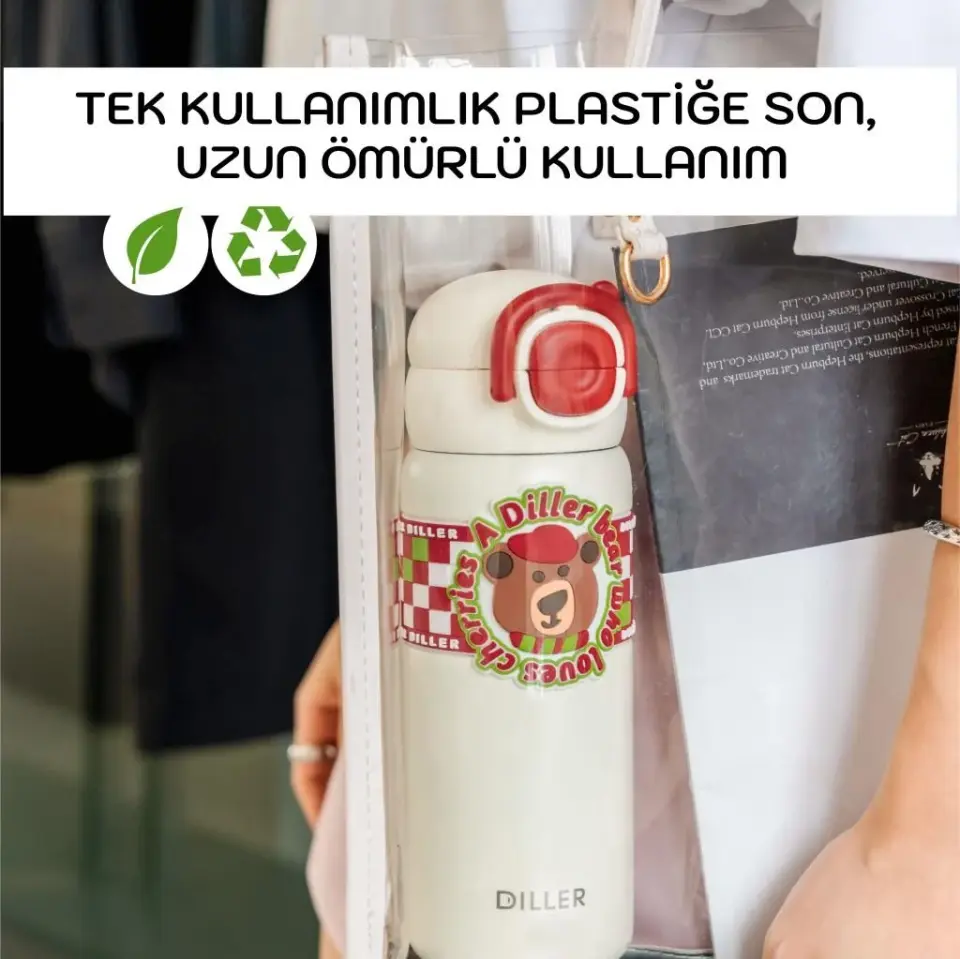 Diller Paslanmaz Çelik Matara 600 ml 9238
