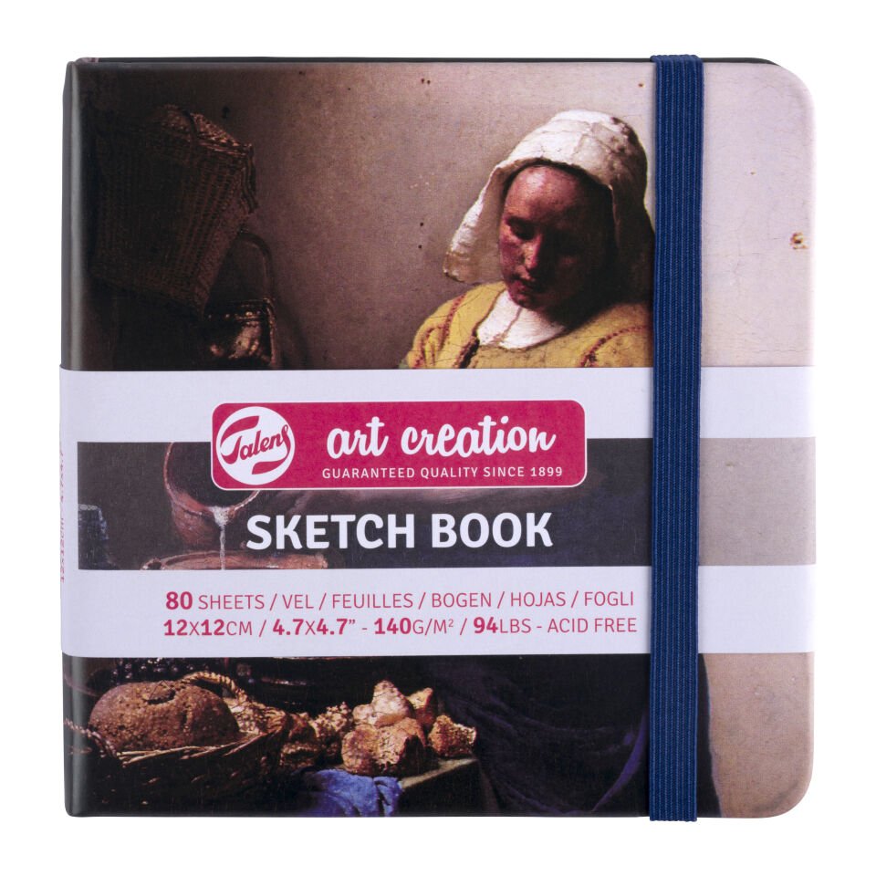 Talens Sanat Eseri Çizim Defteri Sütçü Kız 12x12cm 140gr 80Yp