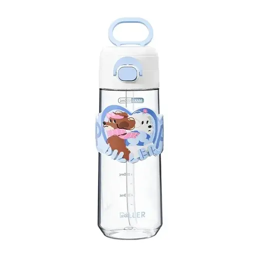 DILLER Boyun Askılı Trıtan Su Matarası 700ml Mavi