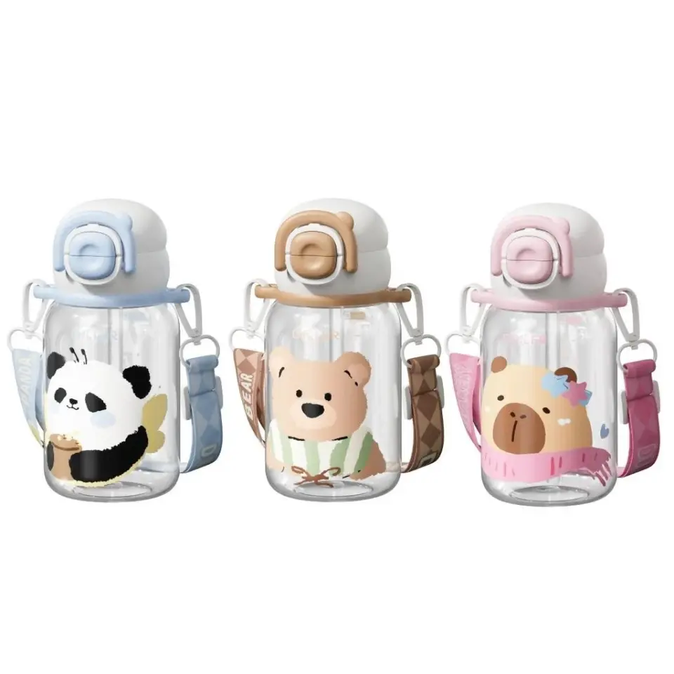 Dıller 650 Ml Sevimli Hayvan Figürlü Trıtan Su Matarası