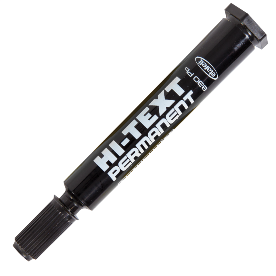 Hi-Text Marker Yuvarlak Uç Siyah