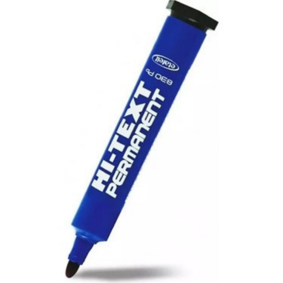Hi-Text Marker Yuvarlak Uç Mavi