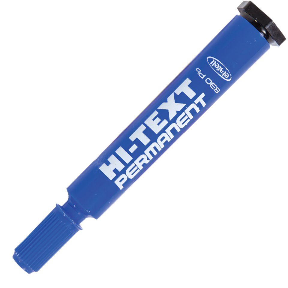 Hi-Text Marker Yuvarlak Uç Mavi