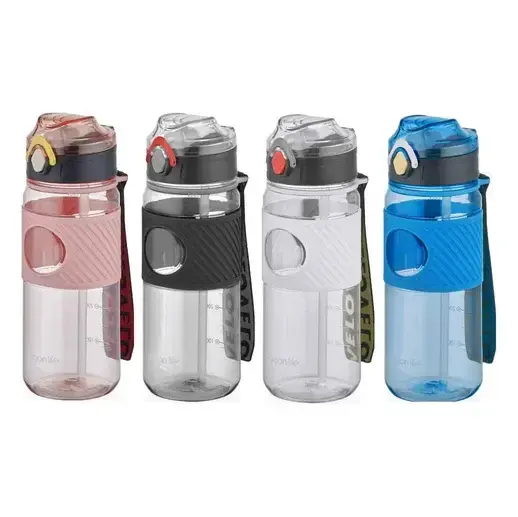 Vagonlife 600 Ml Silikon Gövde Su Matarası 2236 Siyah