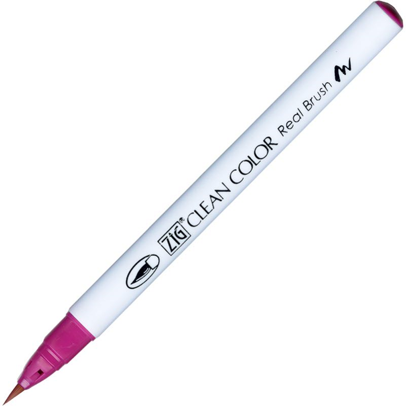 ZIG Clean Color Real Brush RB-6000AT 027 Dark Pink Fırça Uçlu Kalem