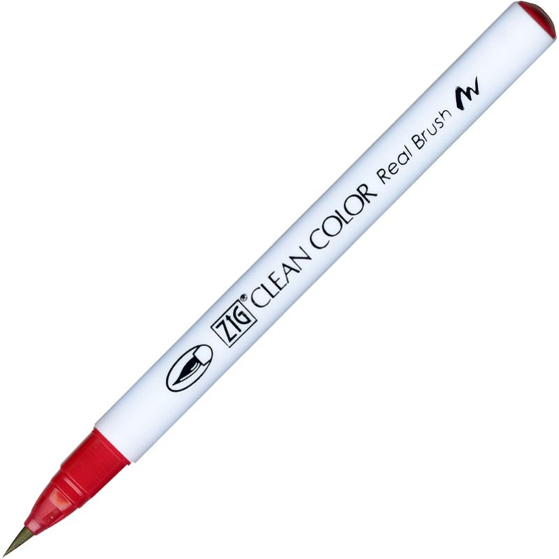 ZIG Clean Color Real Brush RB-6000AT 024 Wine Red Fırça Uçlu Kalem