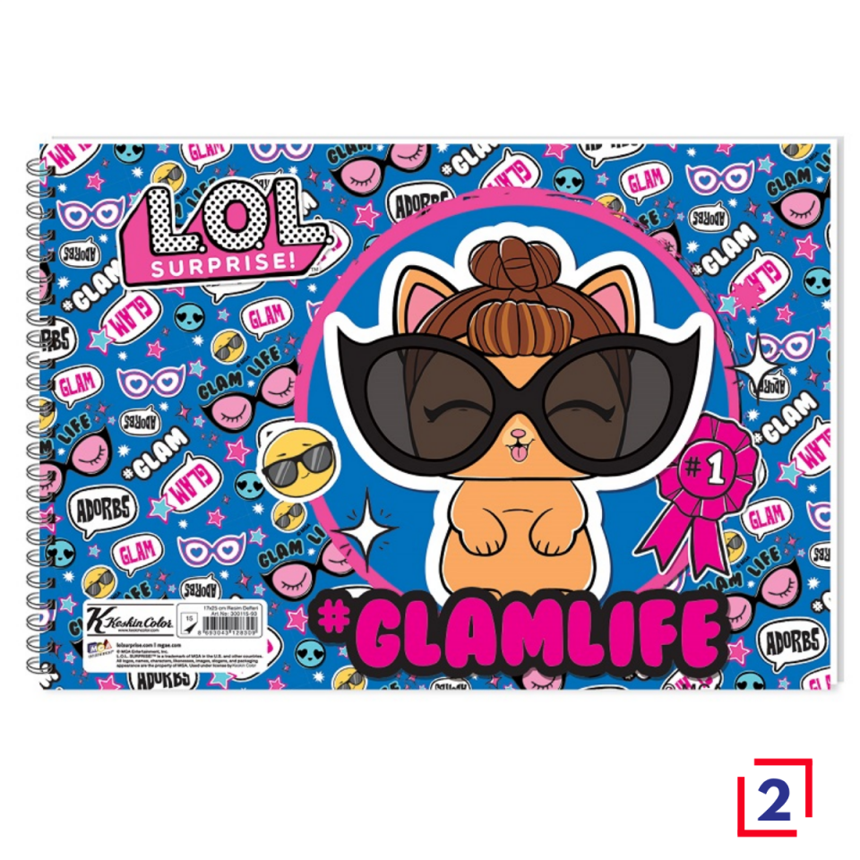 Keskın 300115-93 17X25 15Yp L.O.L Resım Defterı