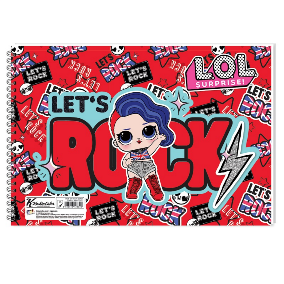 Keskın 300115-93 17X25 15Yp L.O.L Resım Defterı