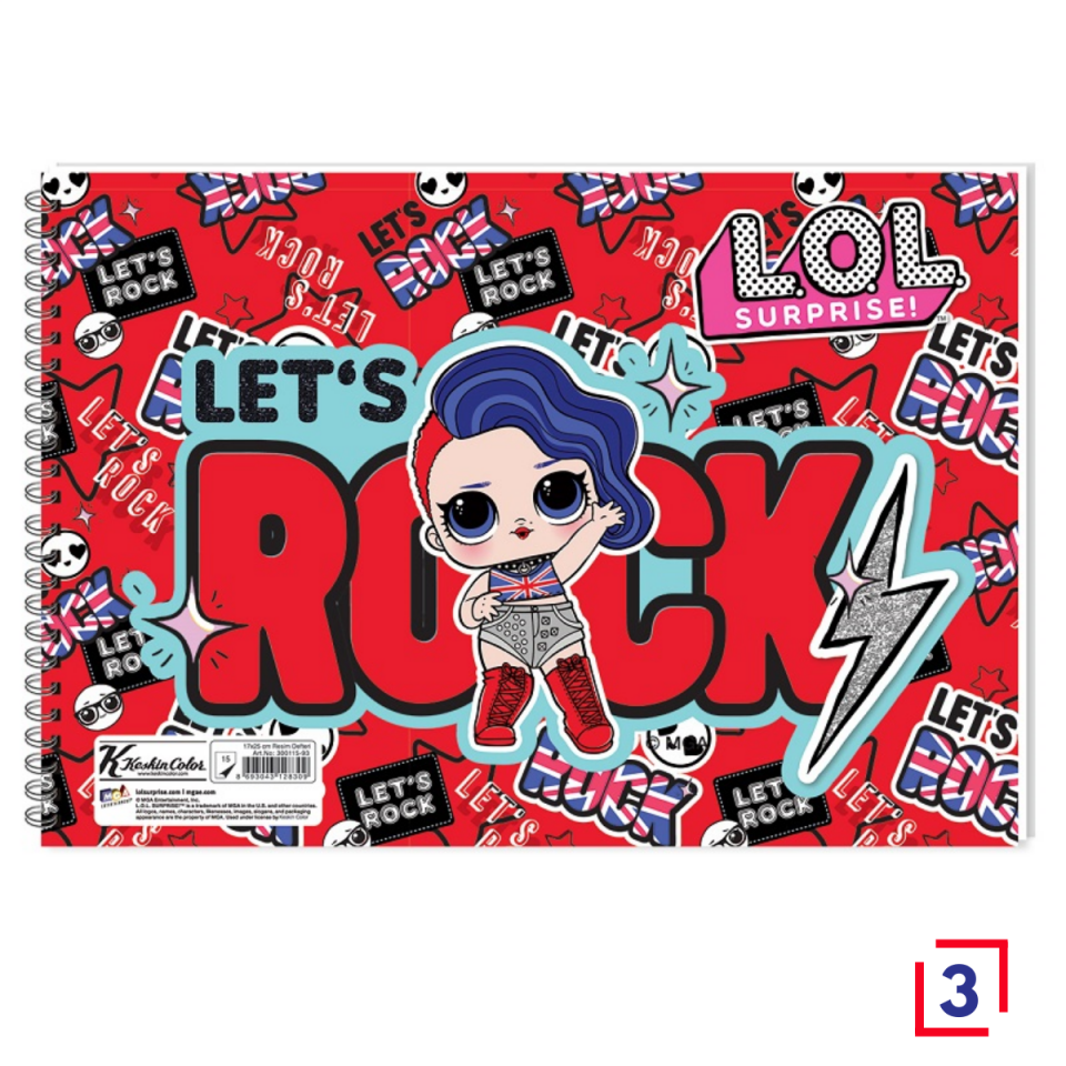 Keskın 300115-93 17X25 15Yp L.O.L Resım Defterı