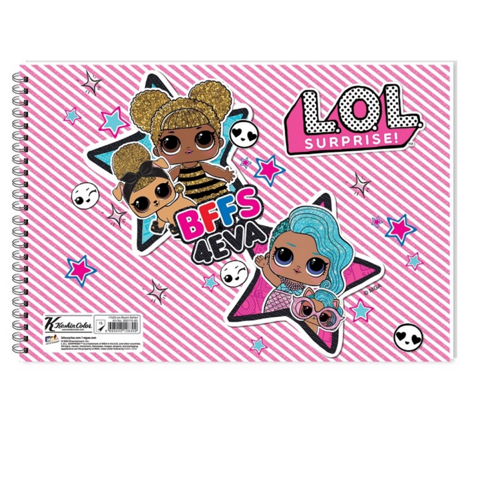 Keskın 300115-93 17X25 15Yp L.O.L Resım Defterı