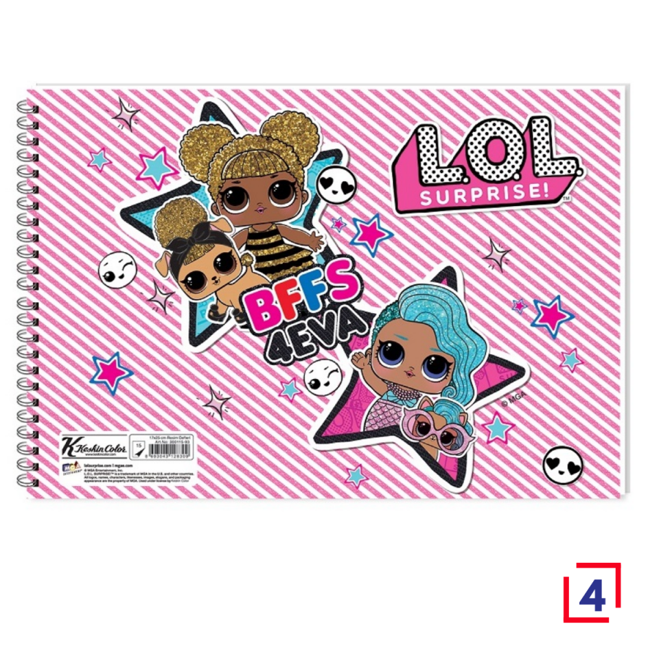 Keskın 300115-93 17X25 15Yp L.O.L Resım Defterı