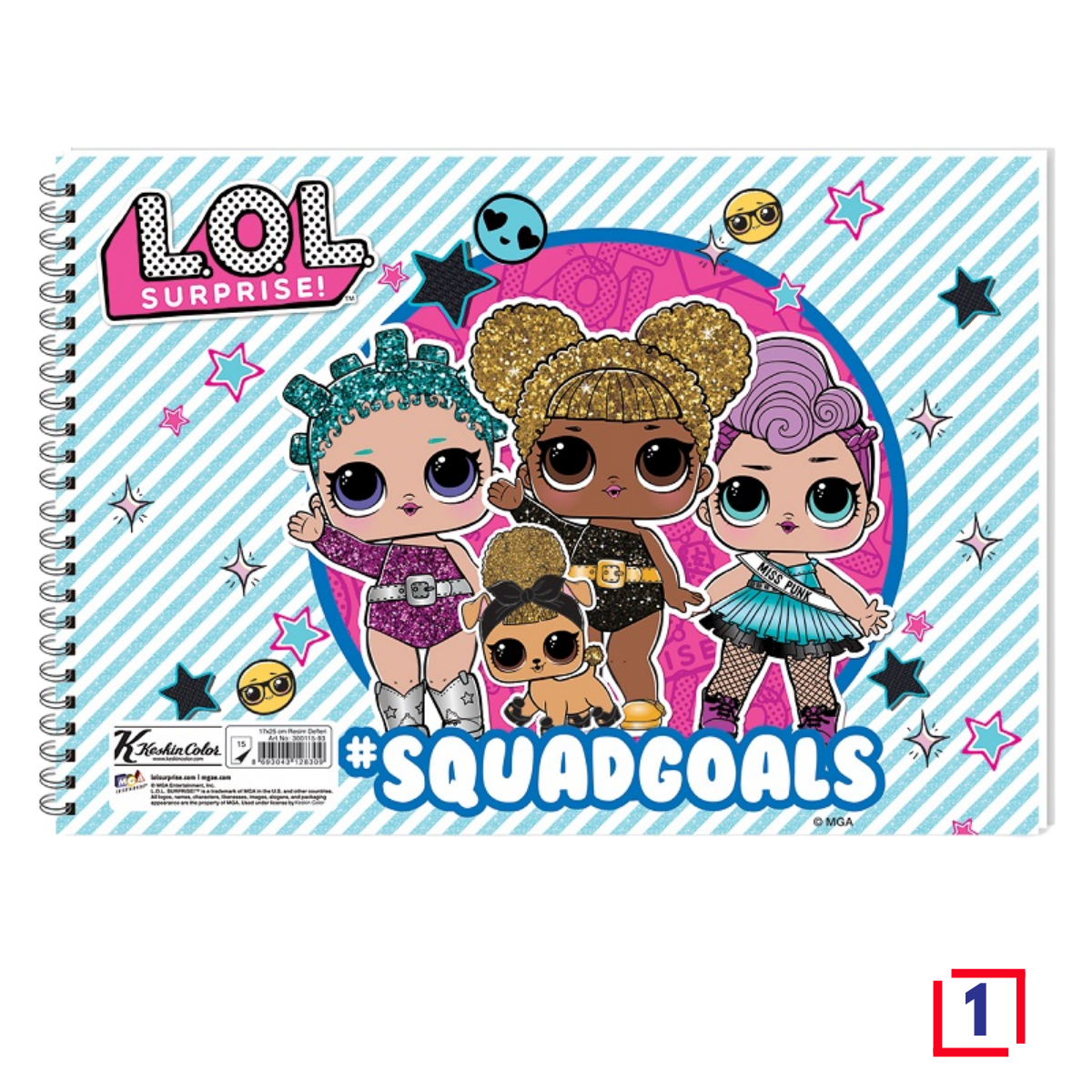 Keskın 300115-93 17X25 15Yp L.O.L Resım Defterı