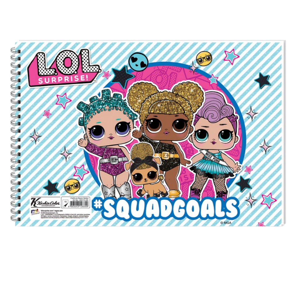 Keskın 300115-93 17X25 15Yp L.O.L Resım Defterı