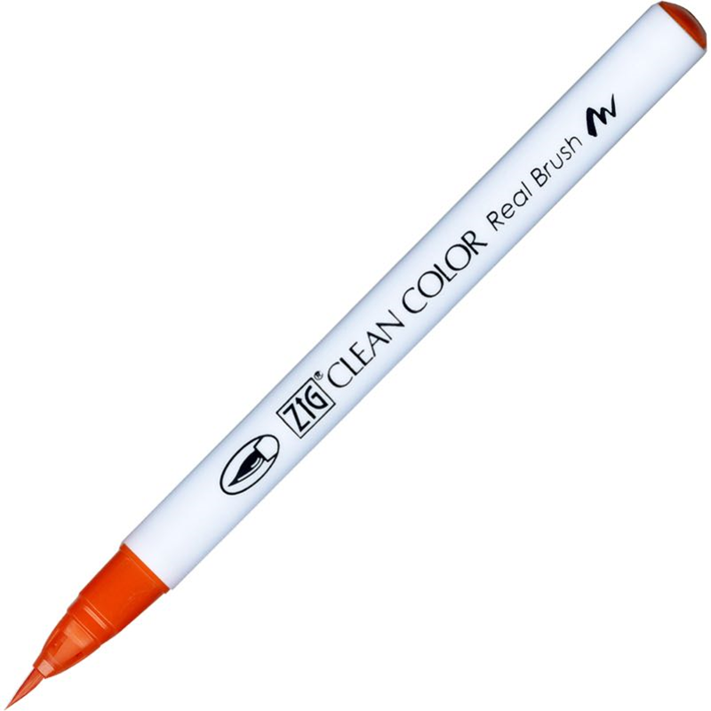 ZIG Clean Color Real Brush RB-6000AT 023 Scarlet Red Fırça Uçlu Kalem