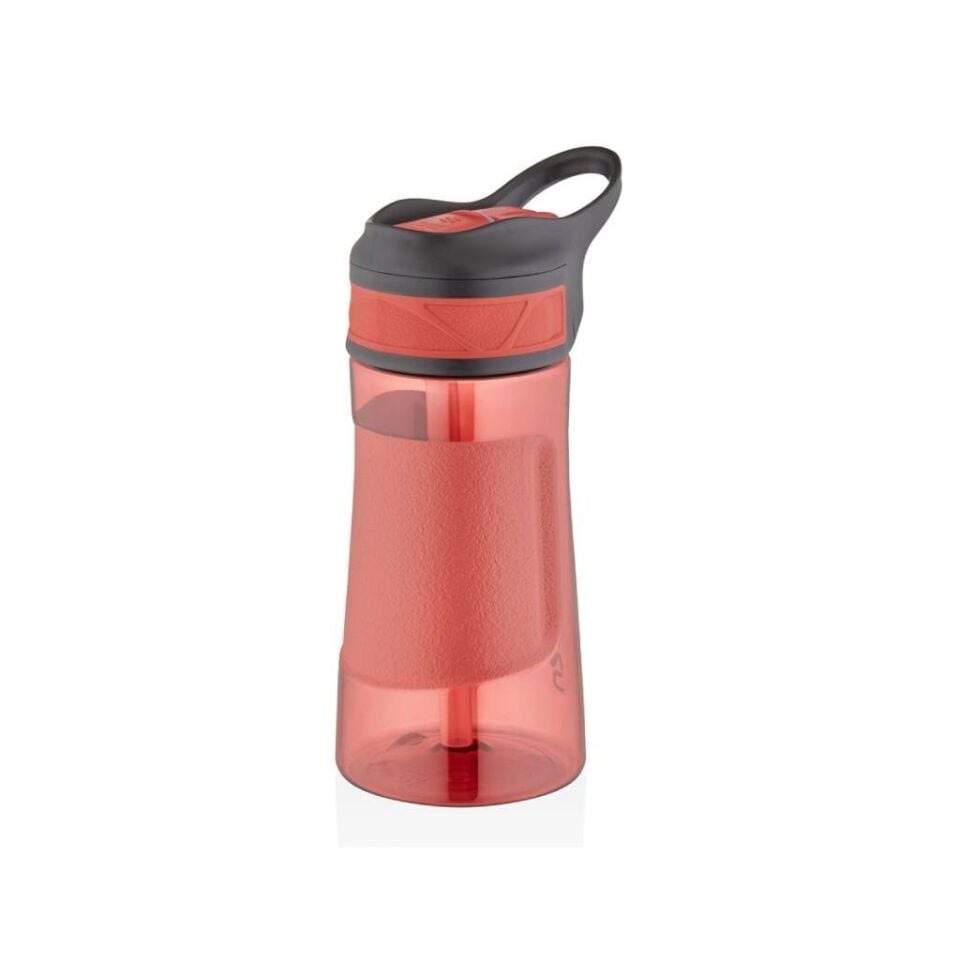 Uzspace 9001-03 Pipetli Trıtan Matara 530ml Kırmızı