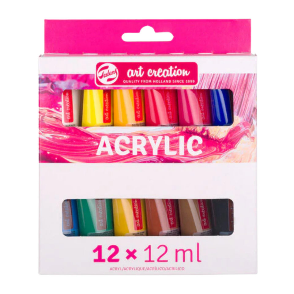 Talens Art Creation Akrilik Boya Seti 12x12ml (Plastik Tüp) Yeni