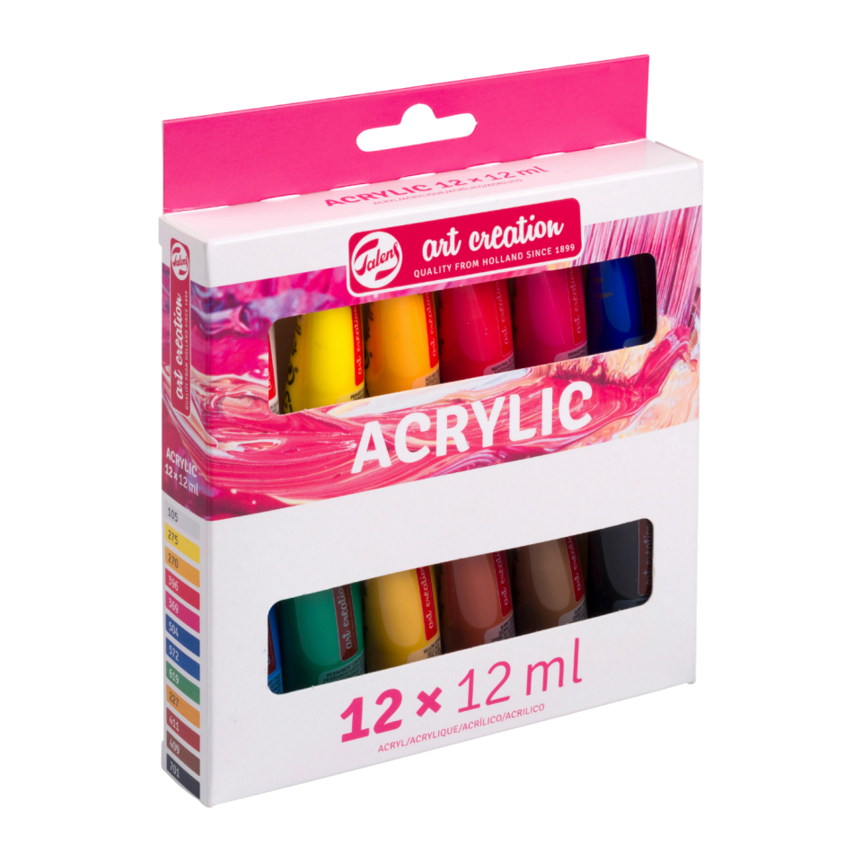 Talens Art Creation Akrilik Boya Seti 12x12ml (Plastik Tüp) Yeni