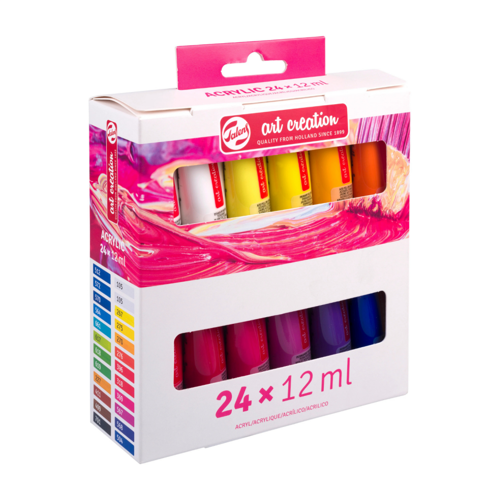 Talens Art Creation Akrilik Boya Seti 24x12ml (Plastik Tüp) Yeni
