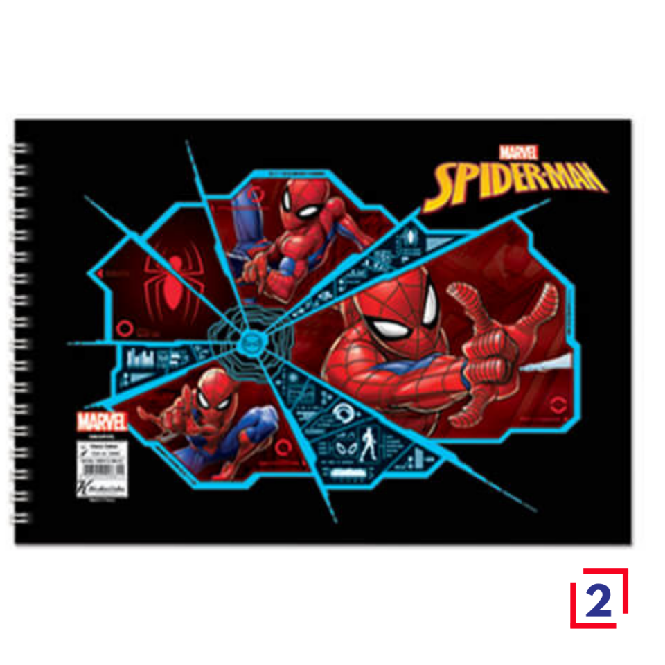 Keskin Color 300115-06 17X25 15Yaprak Spiderman Resim Defteri