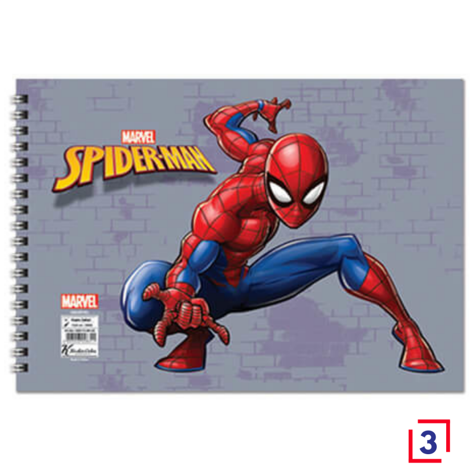 Keskin Color 300115-06 17X25 15Yaprak Spiderman Resim Defteri