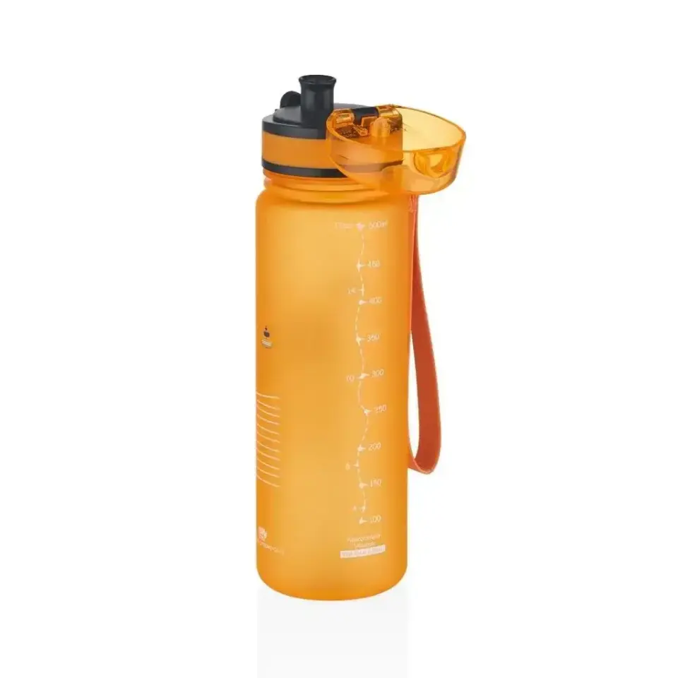 Uzspace Sevimli Hayvan Desenli Soft-Touch  500ml Trıtan Su Matarası Pembe