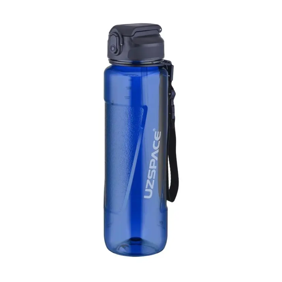 Uzspace Pipetli Trıtan Matara 1000ml Mavi