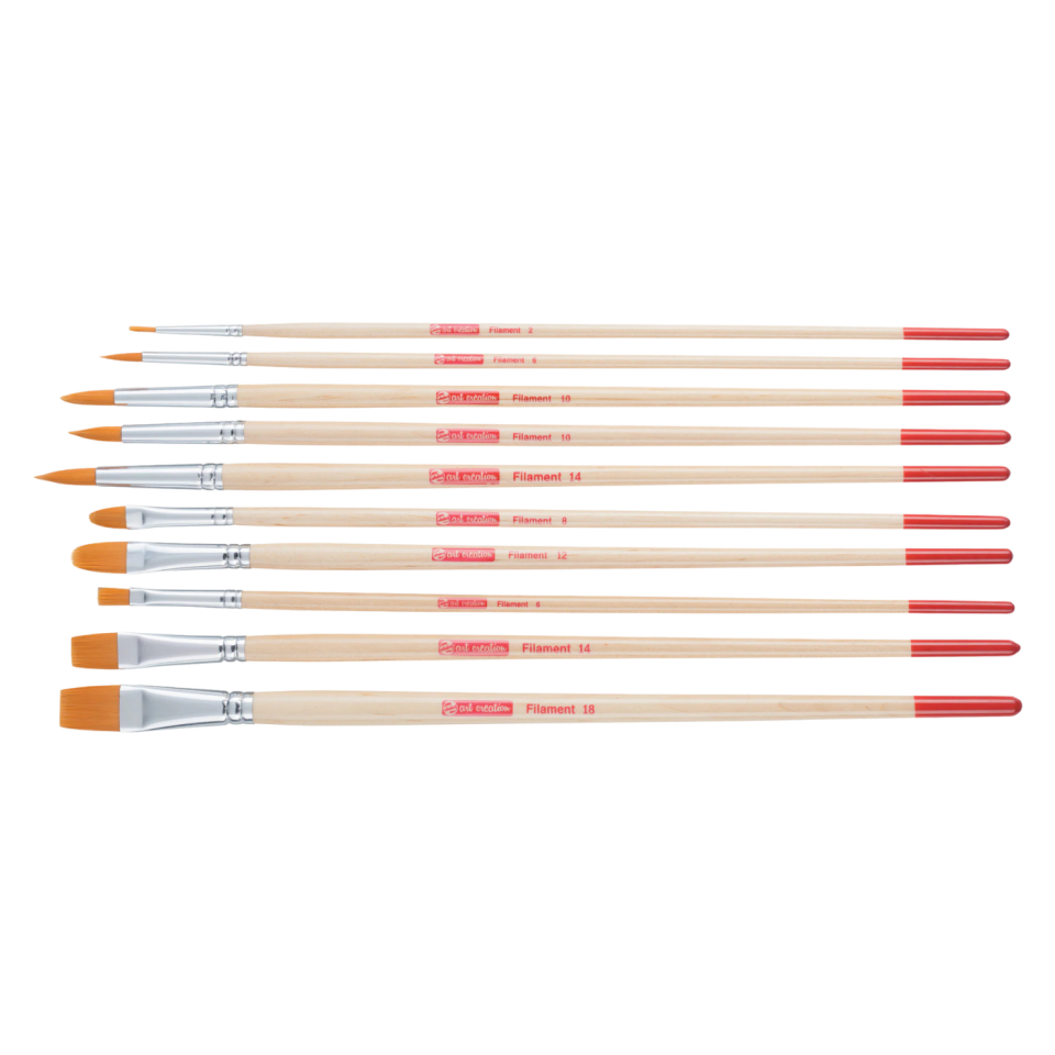 Talens Art Creation Yağlı Boya Ve Akrilik Fırça Seti (Polyester) | 10 Fırça