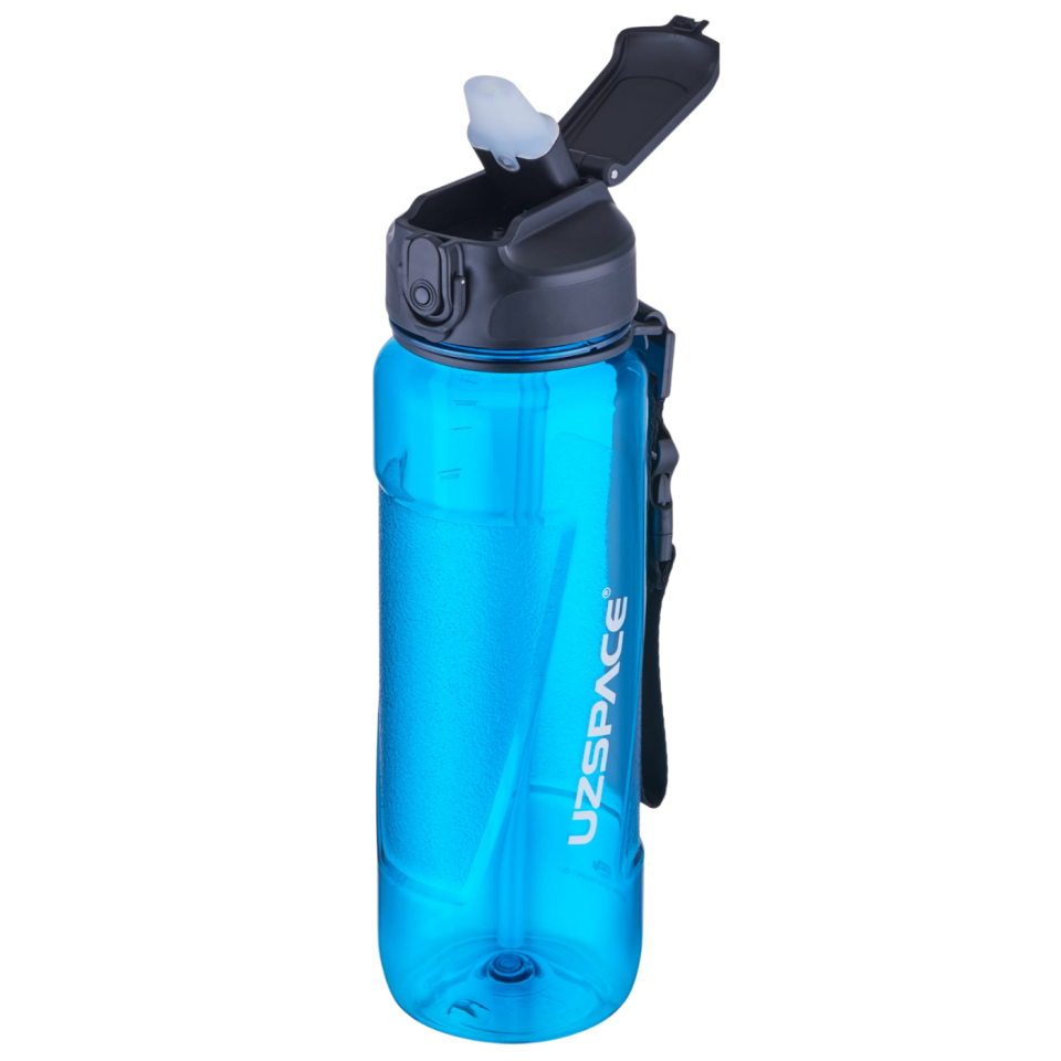 Uzspace Pipetli Trıtan Matara 1000ml Cyan