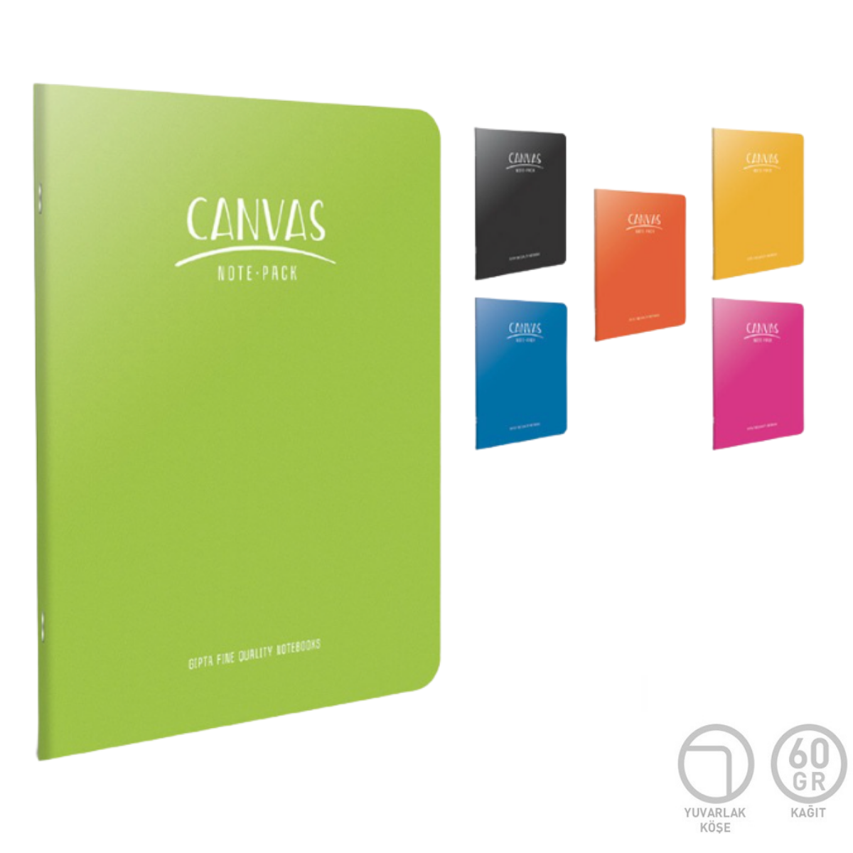 Gıpta 6662 Canvas Tel Dks Pp Kpk Def A4 80Yp Karelı