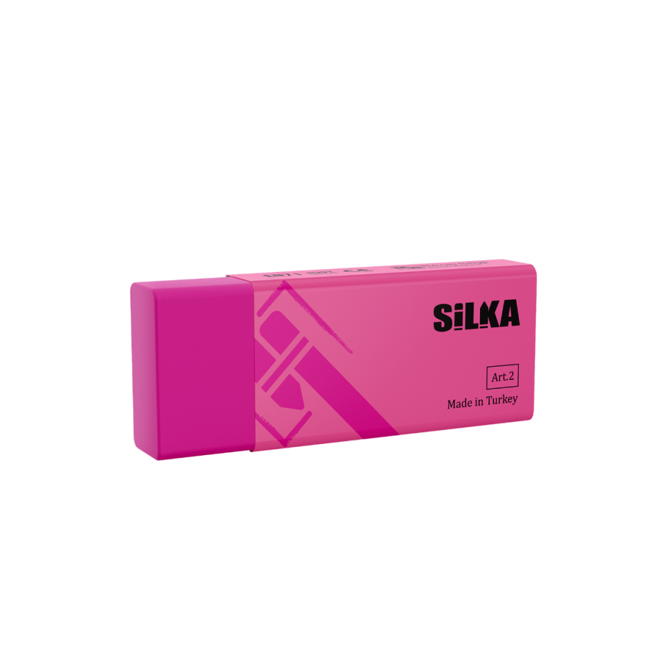 Silka 23-30 Neon Küçük Boy Silgi Pembe