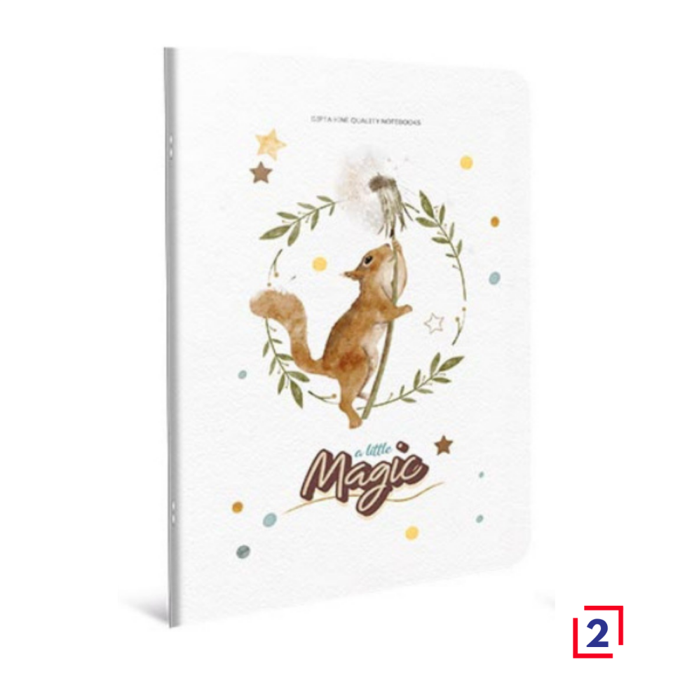 Gıpta 6241 Magic Tel Dikişli Karton Kapak Defter A4 60 Yaprak Kareli 1 Nolu