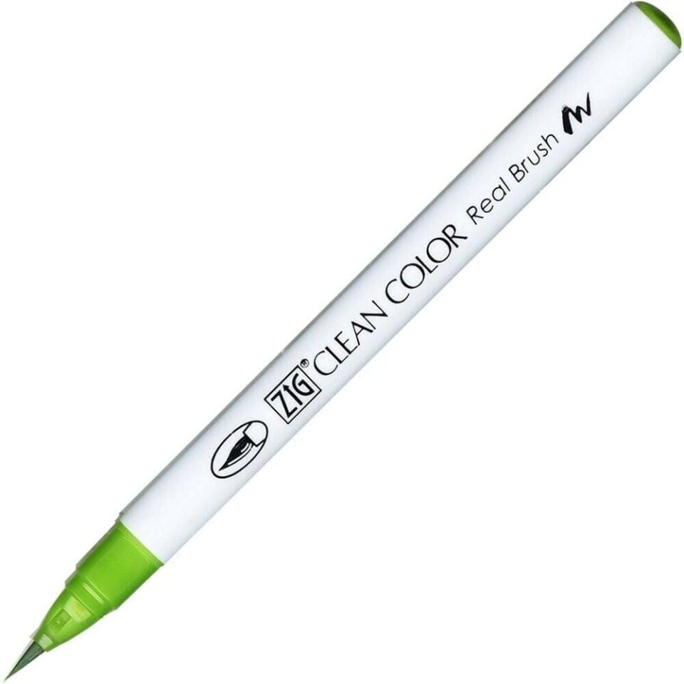 ZIG Clean Color Real Brush RB-6000AT 041 Light Green Fırça Uçlu Kalem