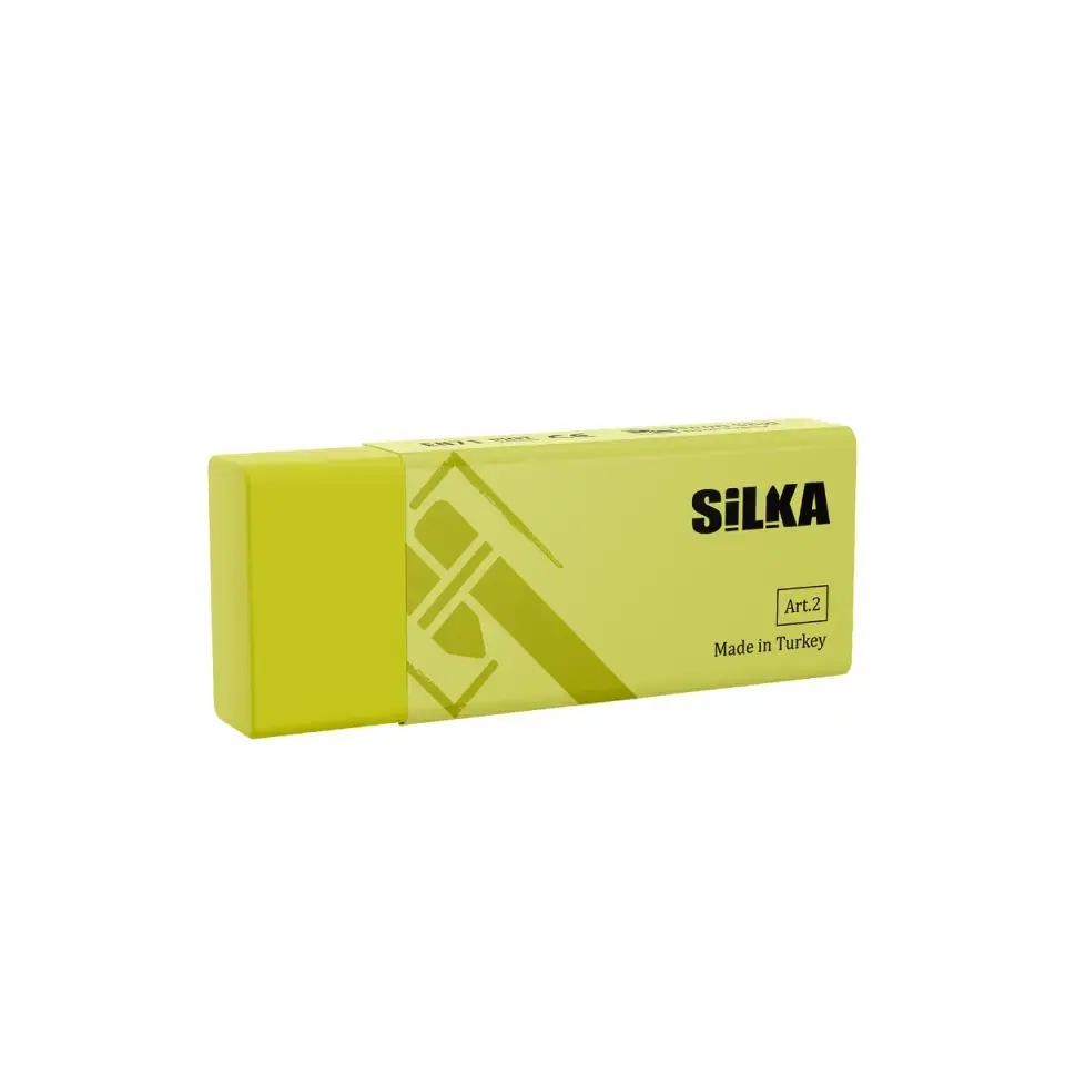 Silka 3-24 Neon Orta Boy Silgi Pembe