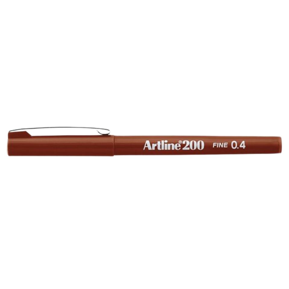 Artline 200 Fineliner 04Mm Koyu  Kahve 120018