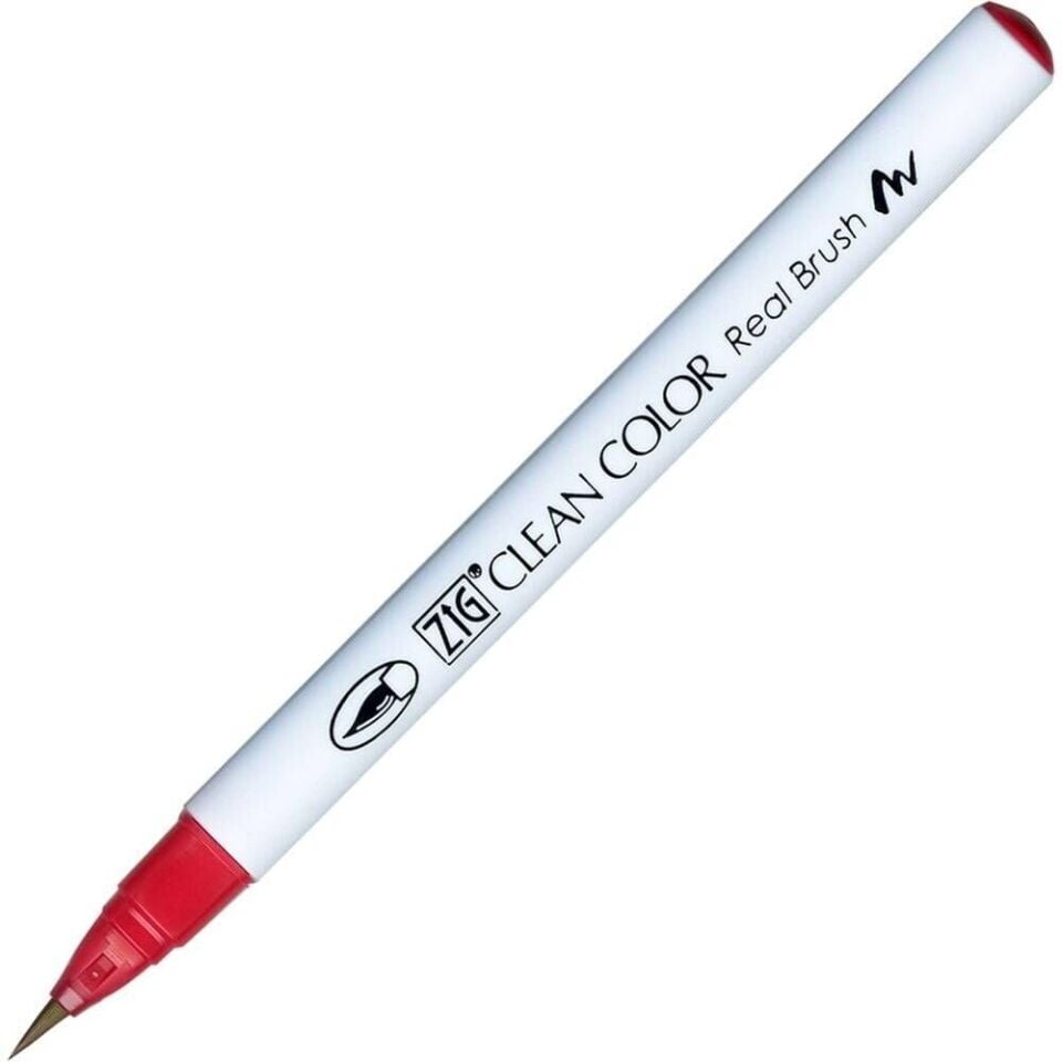 ZIG Clean Color Real Brush RB-6000AT 029 Cerise Red Fırça Uçlu Kalem