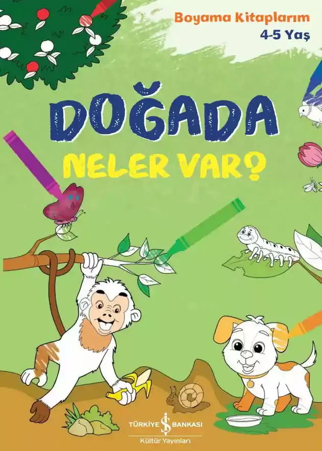 Doğada Neler Var? - Boyama Kitaplarım 4-5 yaş