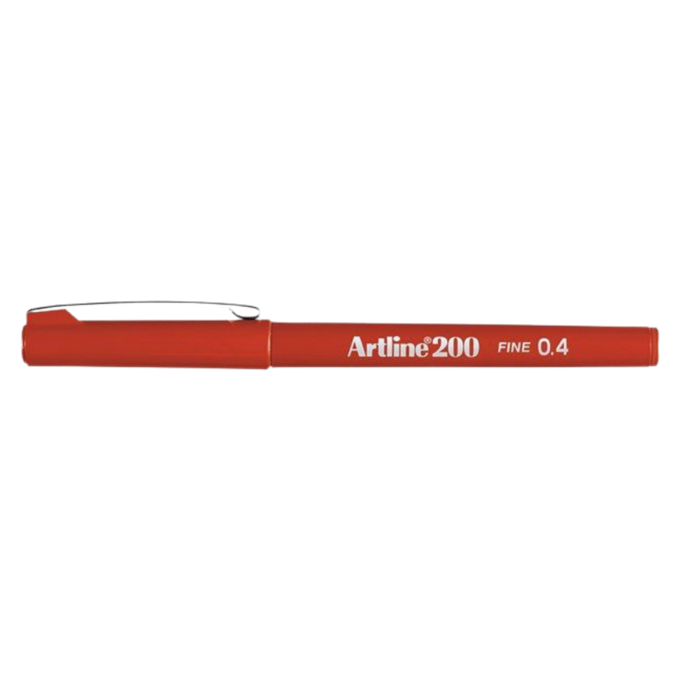 Artline 200N Fınelıner 04Mm K.Kırmızı 120012