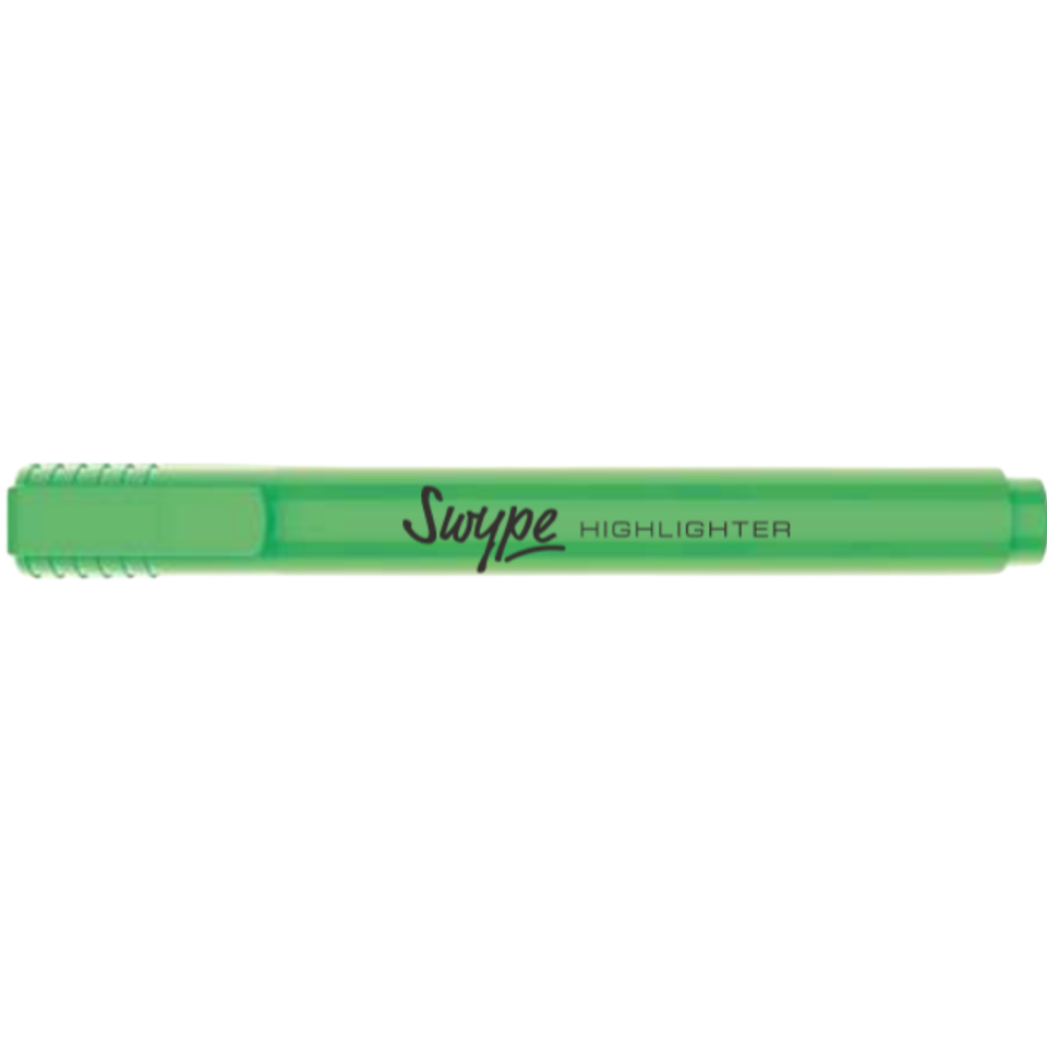 Linc Swype 1258 Chisel Tip Fosforlu Kalem Yeşil