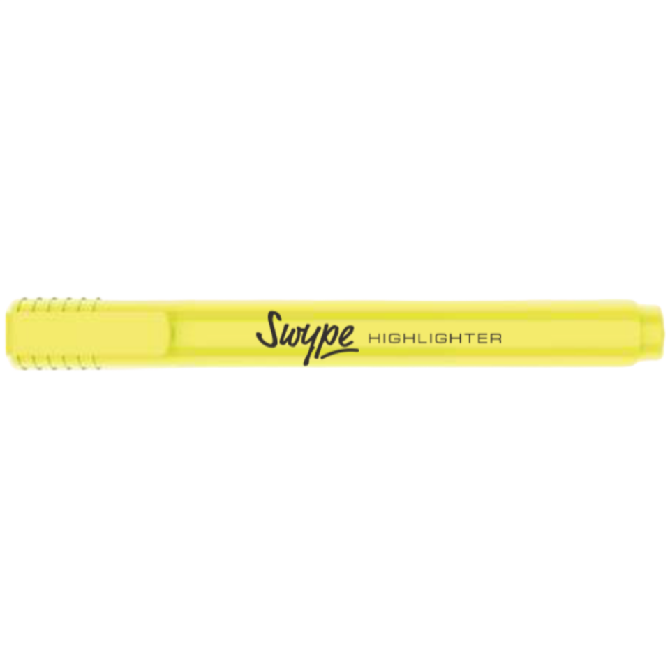 Linc Swype 1258 Chisel Tip Fosforlu Kalem Sarı