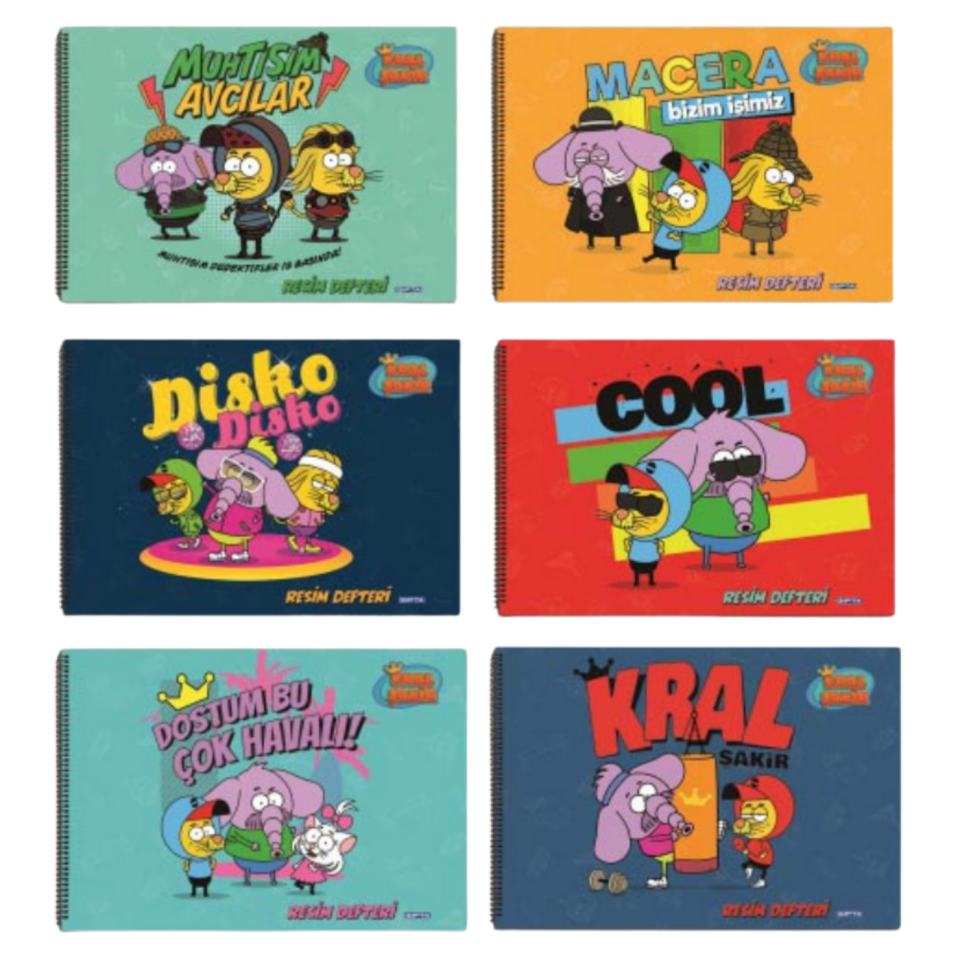 Gıpta 6009 Kral Sakır Spr Resım Def 17X24 15Yaprak