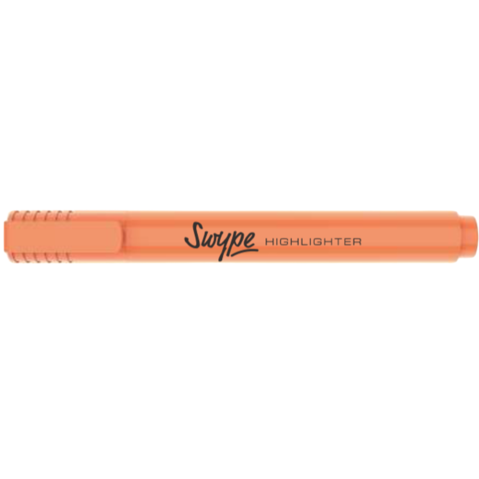 Linc Swype 1258 Chisel Tip Fosforlu Kalem Turuncu