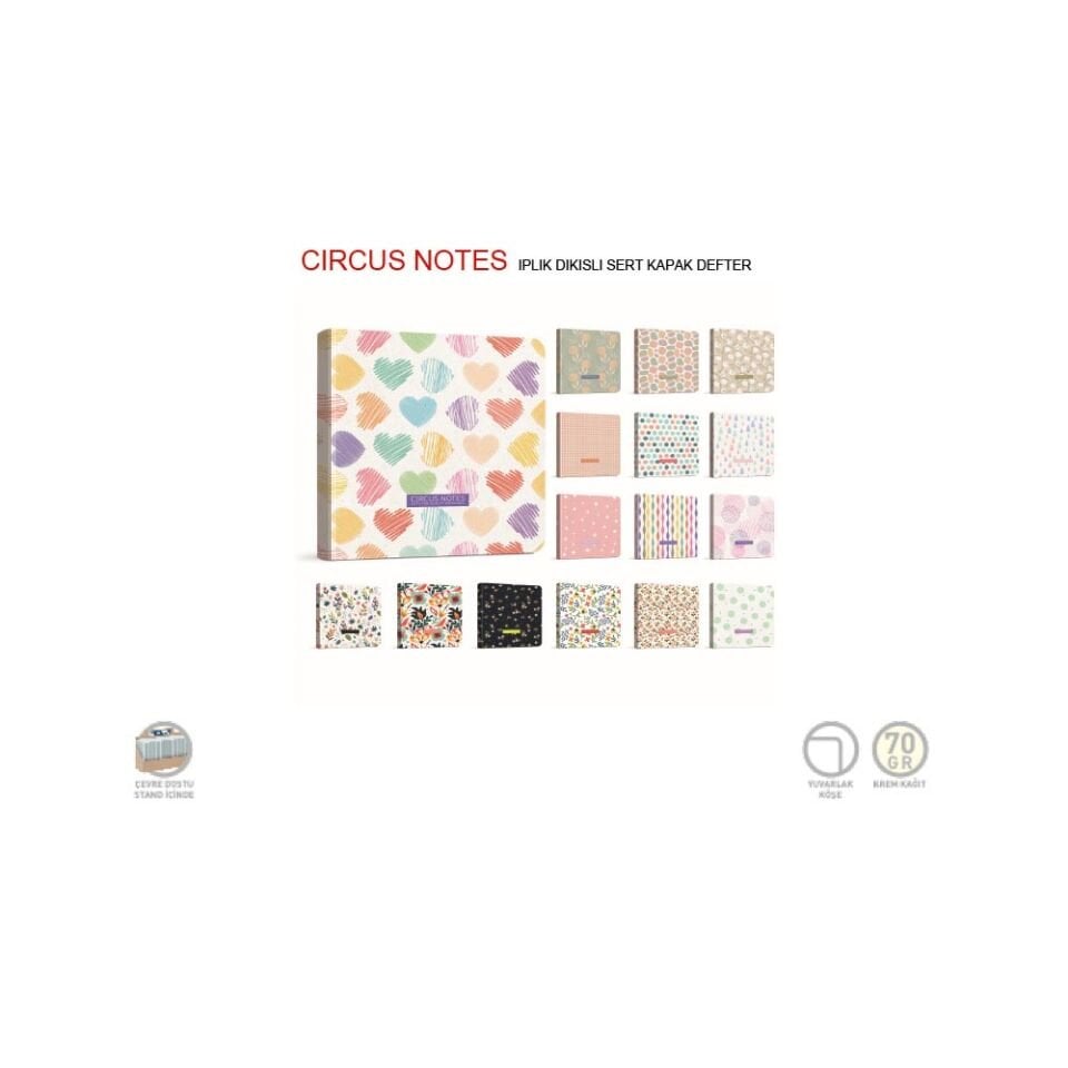 Gıpta 5401 Cırcus Notes Ip Dks Srt Kpk Def 15X15 120Yp Cızgılı