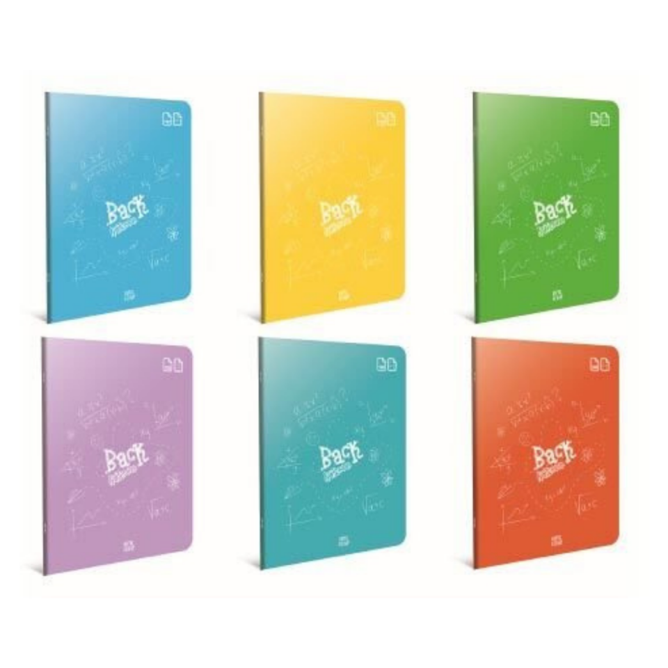 Gıpta 4988 Back Tel Dikişli PP Kapak Defter A4 100 Yaprak Kareli