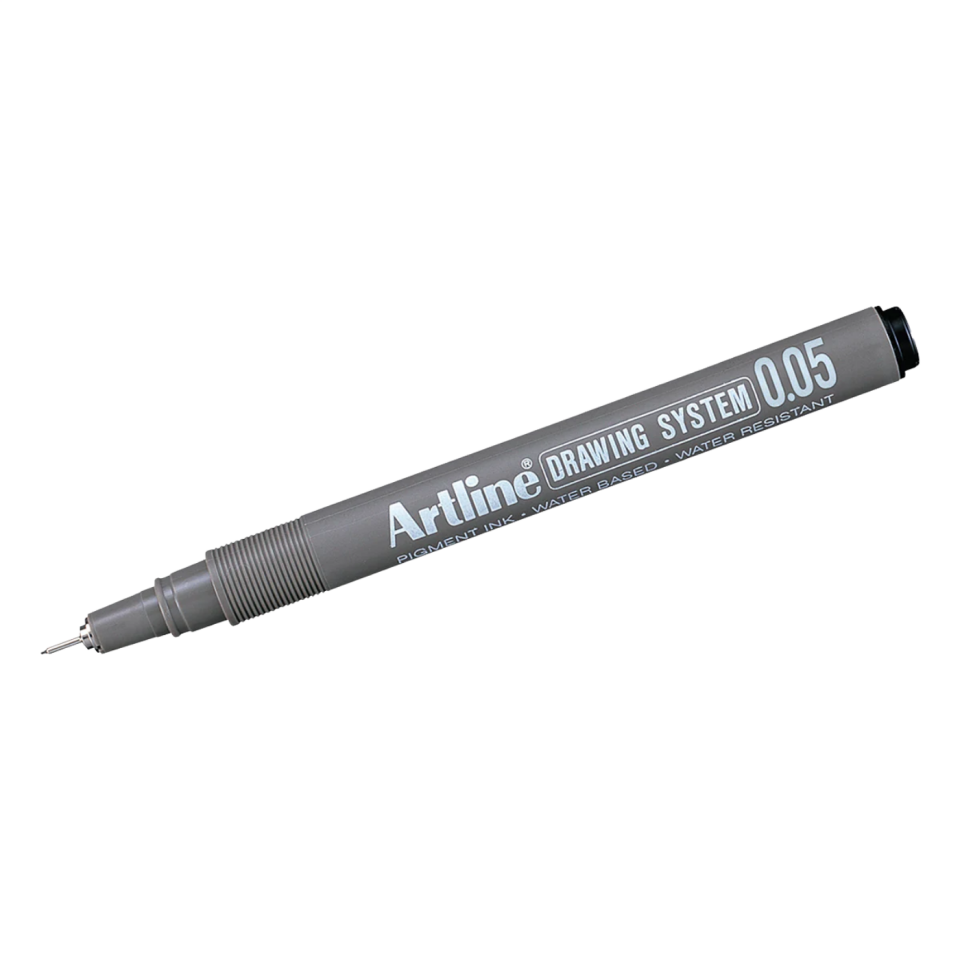 Artline 2305 Çizim Kalemi 0.05mm  Siyah